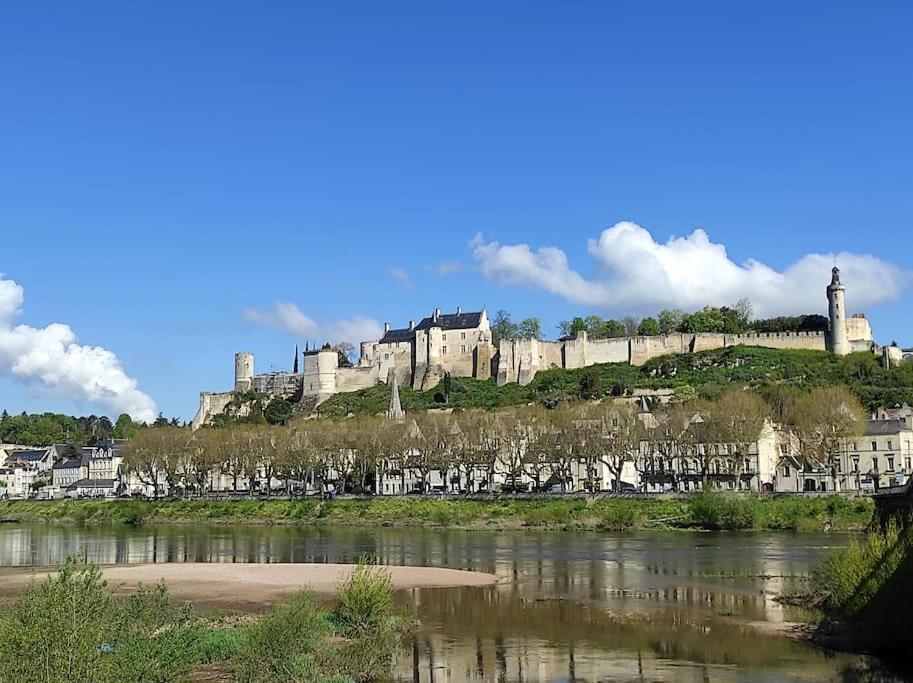 Chaleureuse Maison De Ville Avec Parking Gratuit Chinon Exteriör bild